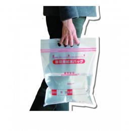 非常時の水の確保にコンパクトに備えられる!　非常用給水バック3L　×5袋セット