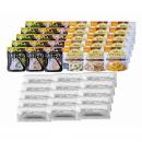 携帯おにぎり3種×5・尾西のご飯シリーズ3種×5. 備蓄用パン×15